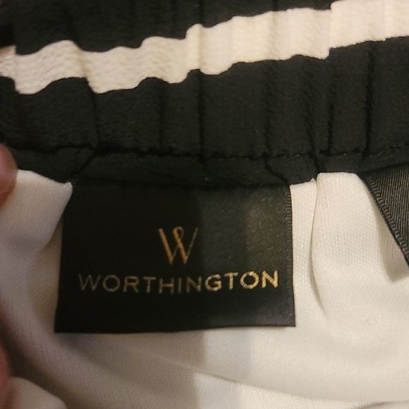 WORTHINGTON striped skirt. Size 10. - Picture 3 of 5